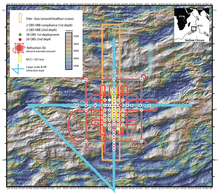 Survey map for SeismoSmooth
