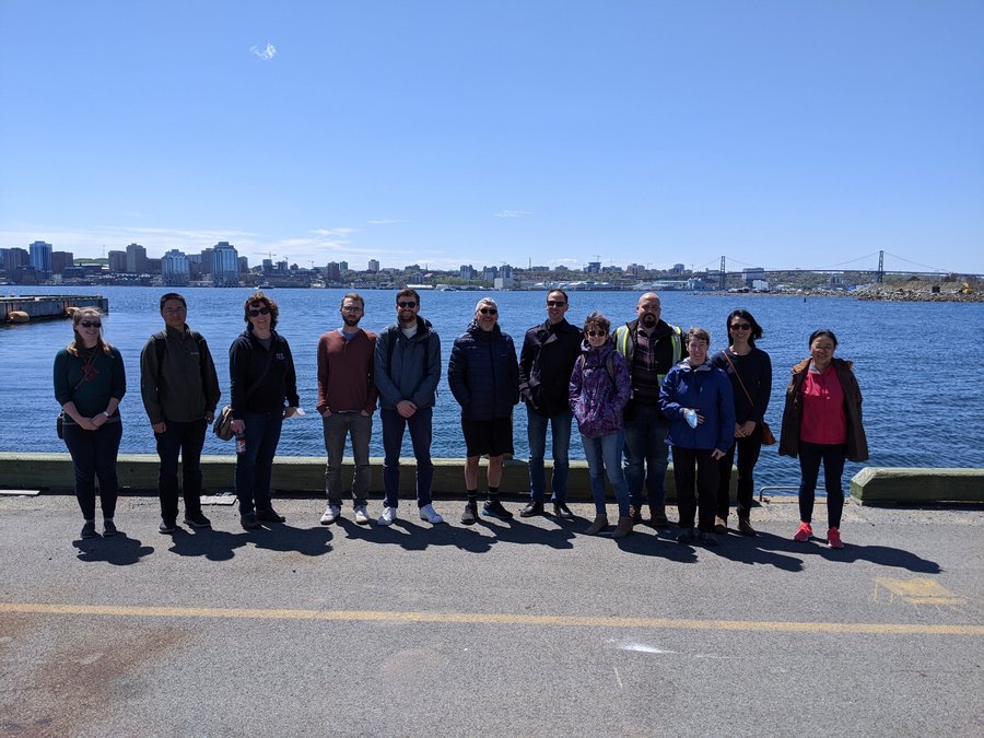 NFSI workshop attendees visiting COVE 2022-05-19